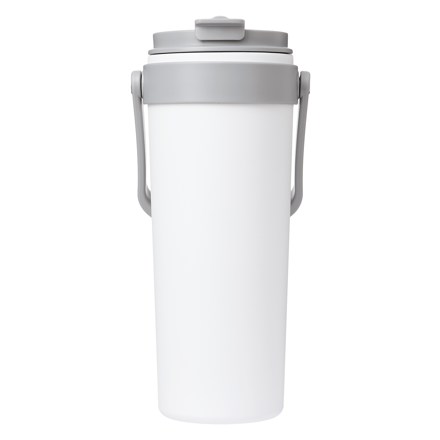 Термокружка вакуумная Solo, белая-0