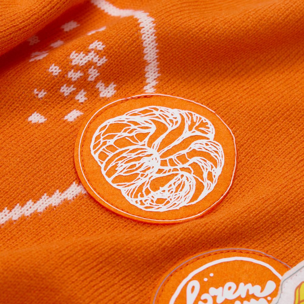 Заготовка из фетра Felt M, оранжевый неон-2