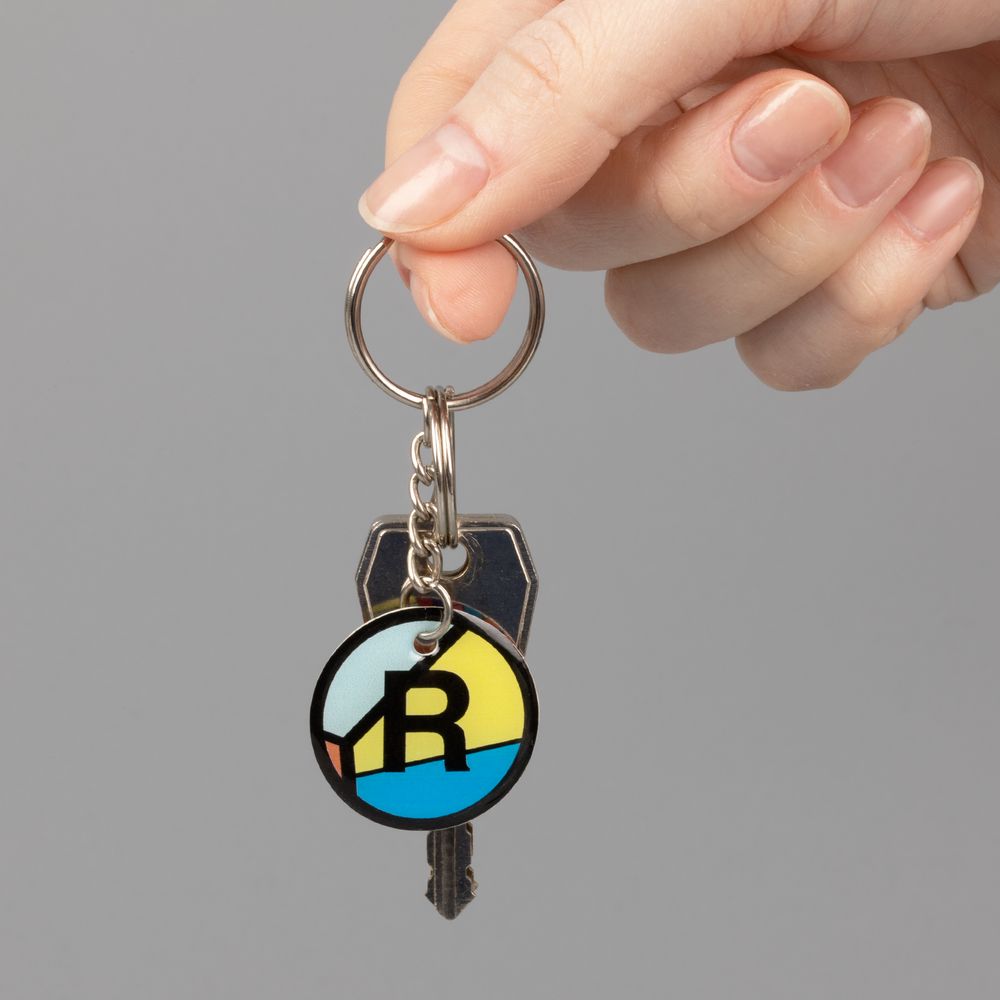 Брелок с полимерным покрытием Harz на заказ-3