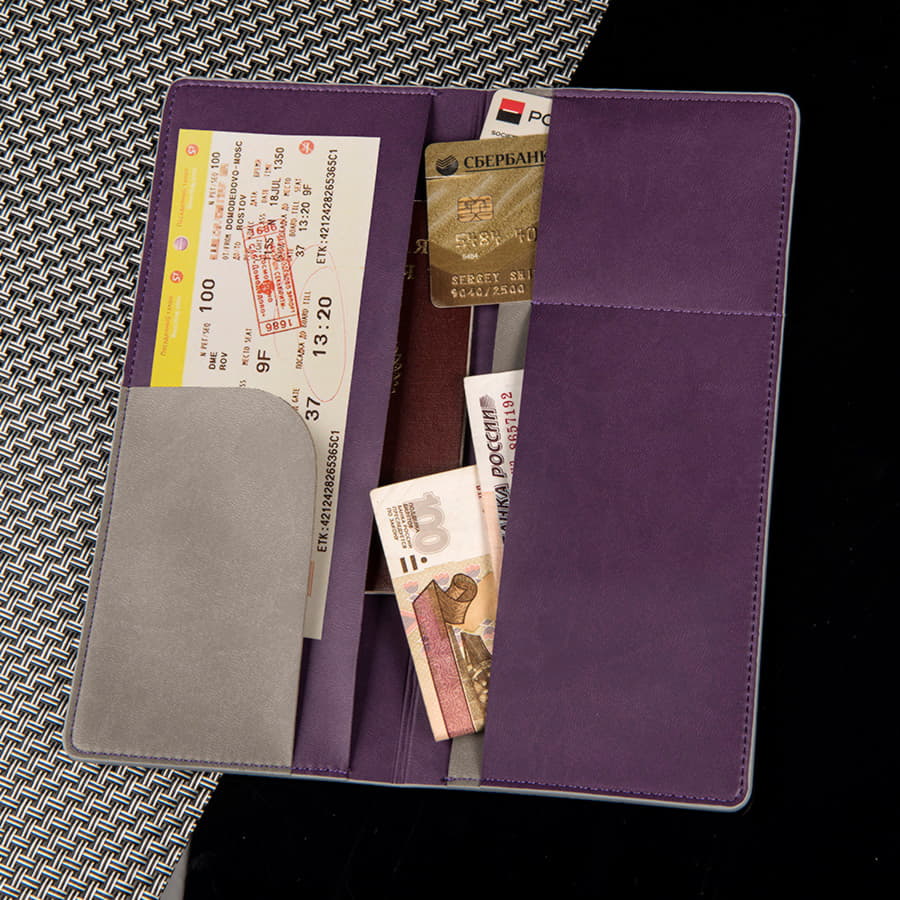 Органайзер для путешествий  MOVEMENT, коллекция  ITEMS, фиолетовый-6