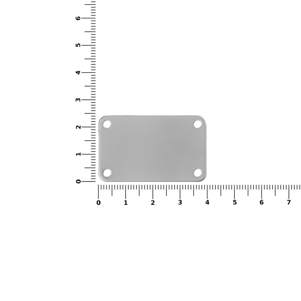 Шильдик металлический Furo, серый металлик-2