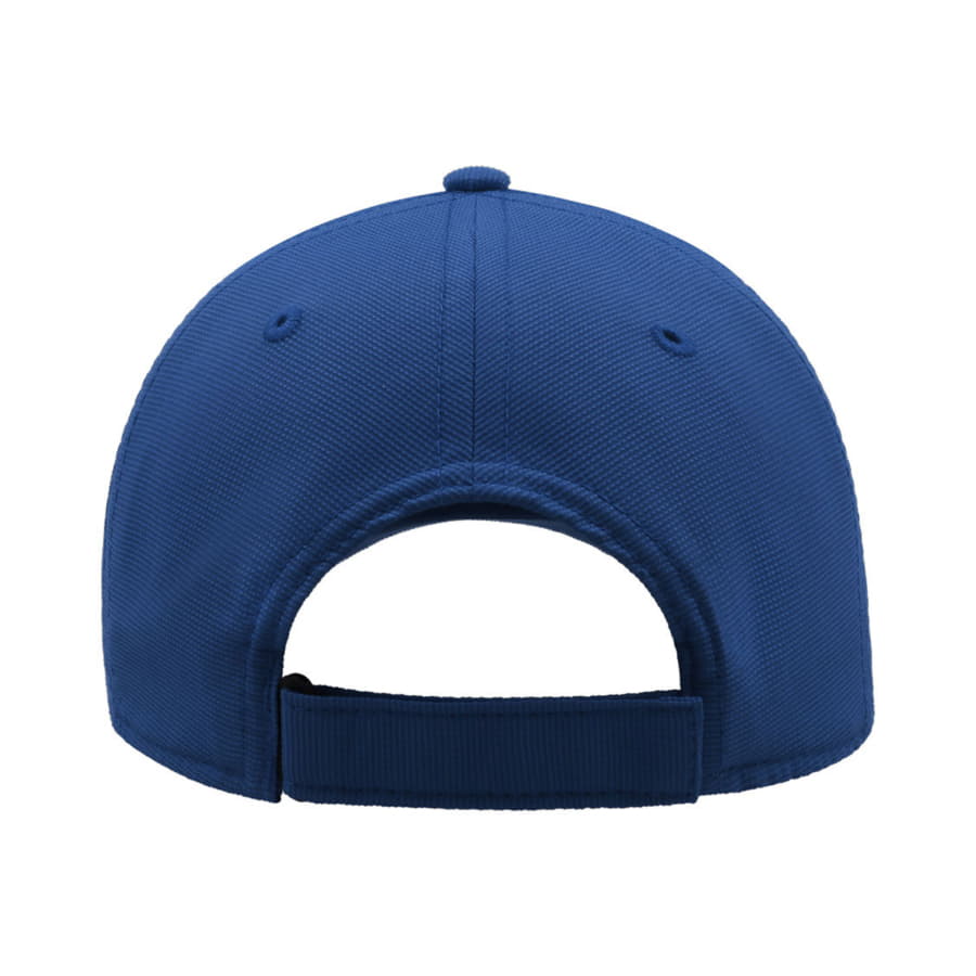 Бейсболка ESTORIL-S, 6 клиньев, застежка на липучке, ярко-синий, белый-6