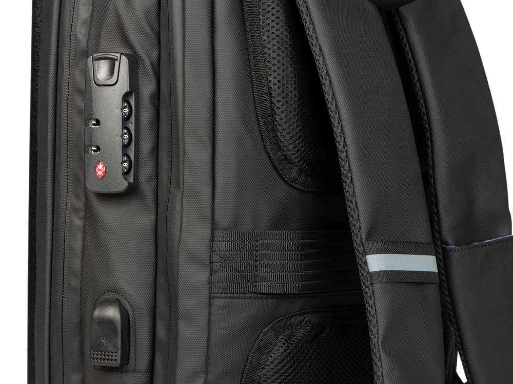 Рюкзак для ноутбука Sheller с пластиковой поверхностью-5