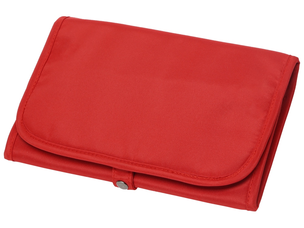 Несессер для путешествий со съемной косметичкой Flat, красный-0