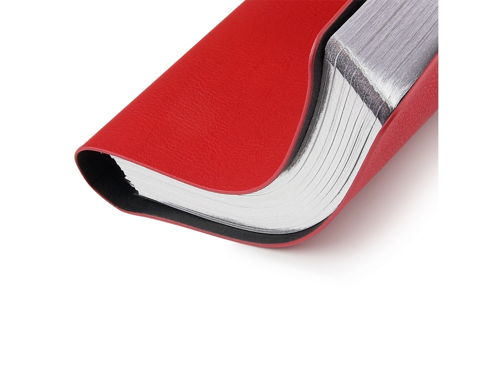 Ежедневник полудатированный А5 Orbit, красный-5