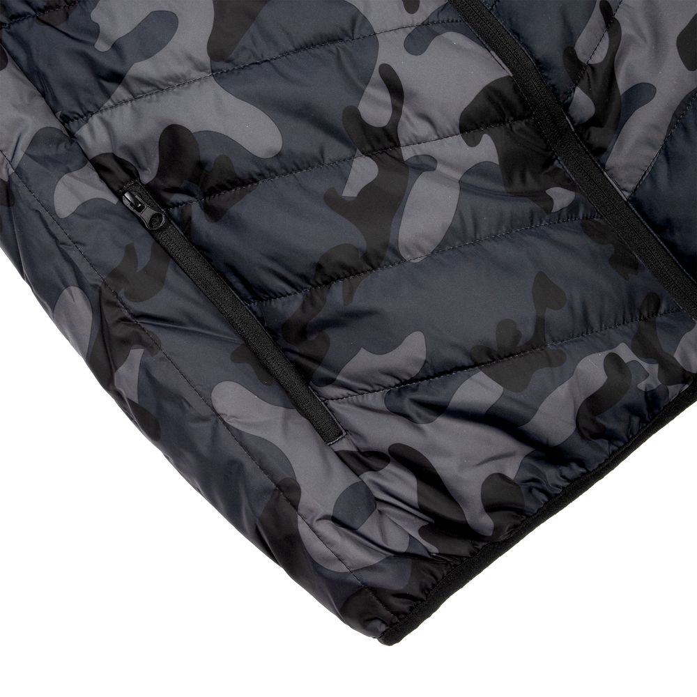 Жилет с подогревом Thermalli Valmorel, серый камуфляж-5