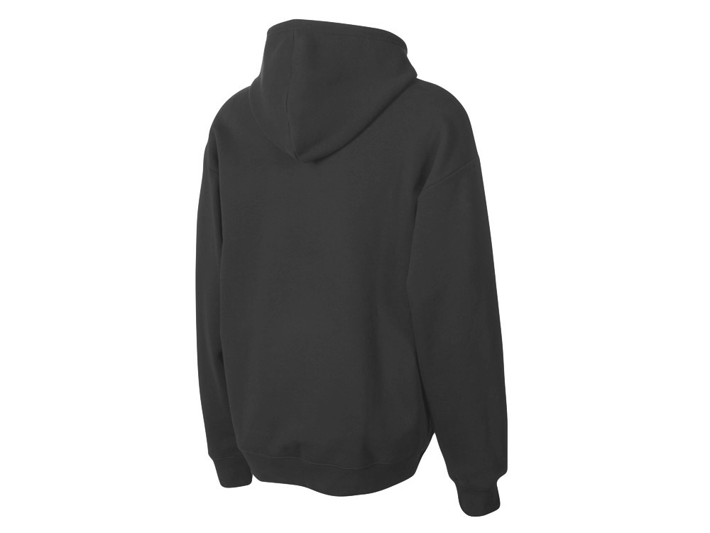Толстовка с капюшоном оверсайз Berlin унисекс, темно-серый-7