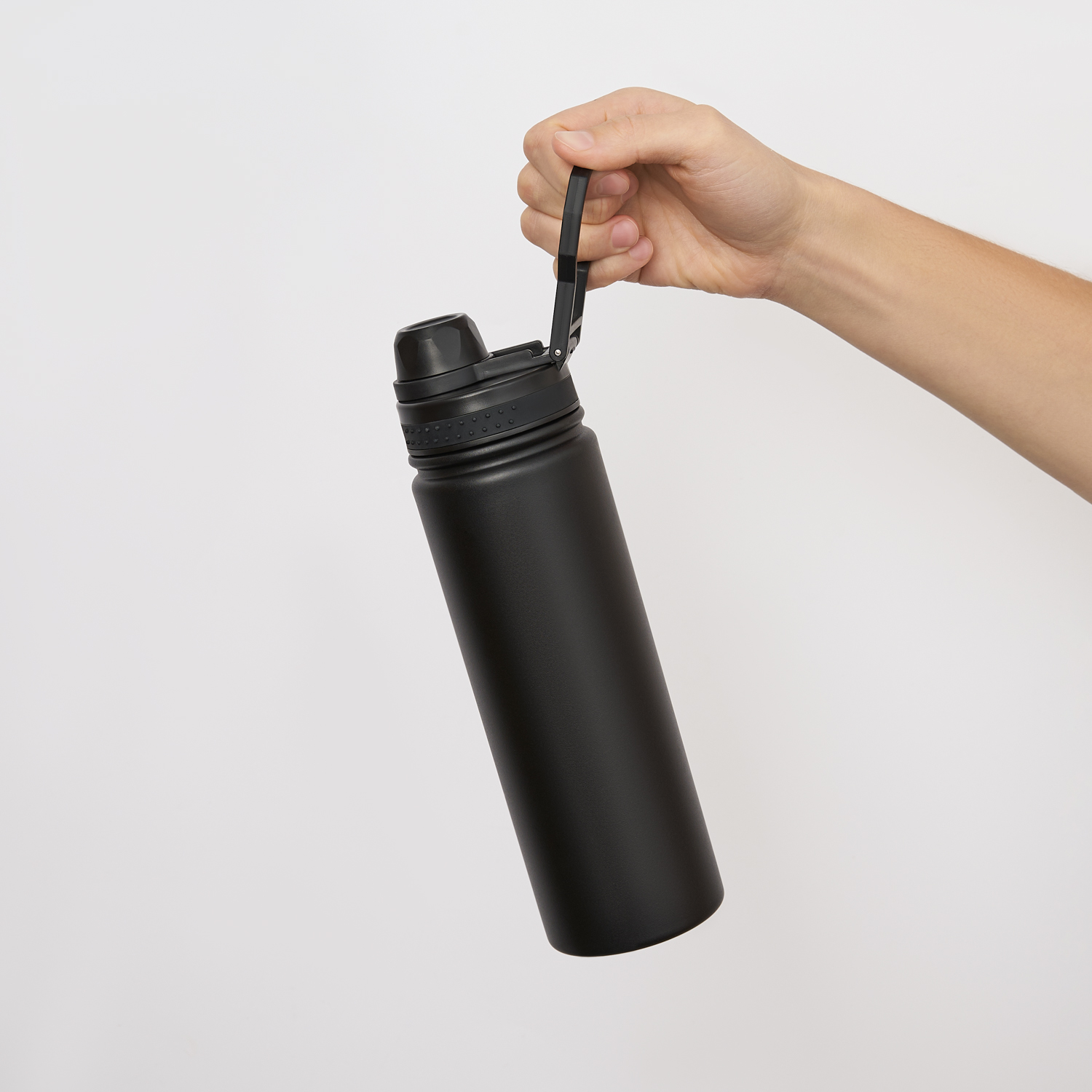 Термобутылка вакуумная герметичная Савона (Savona), черная-11