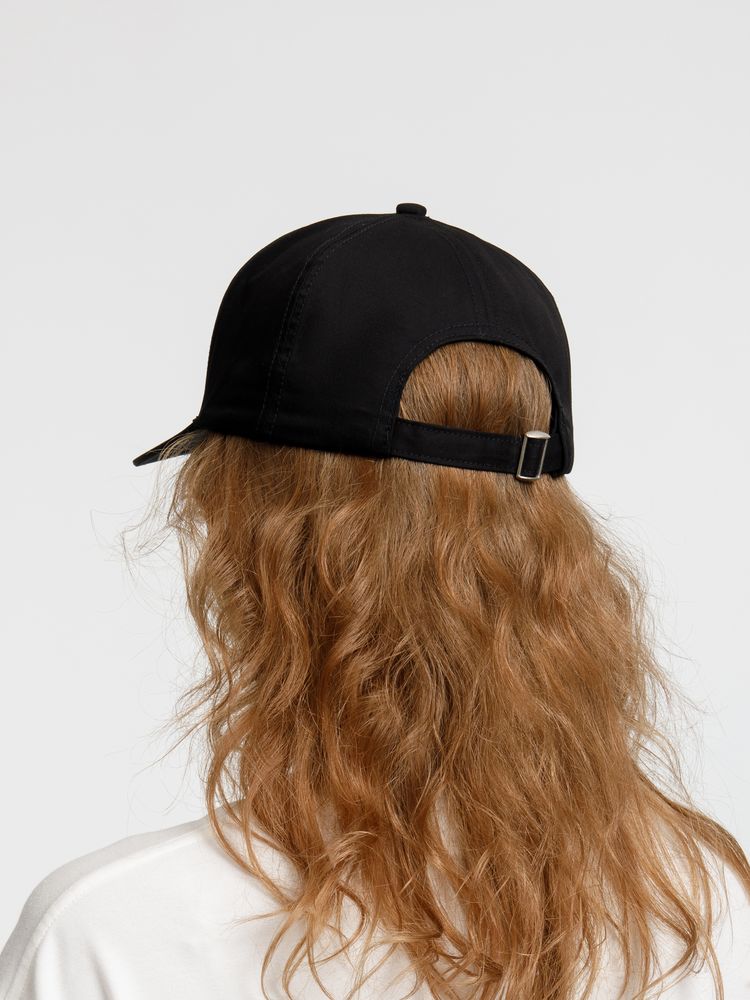 Бейсболка Seguro, черная-8