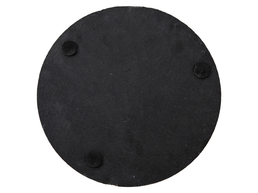 Круглая доска Moon для закусок, сланцевая 25 см-6