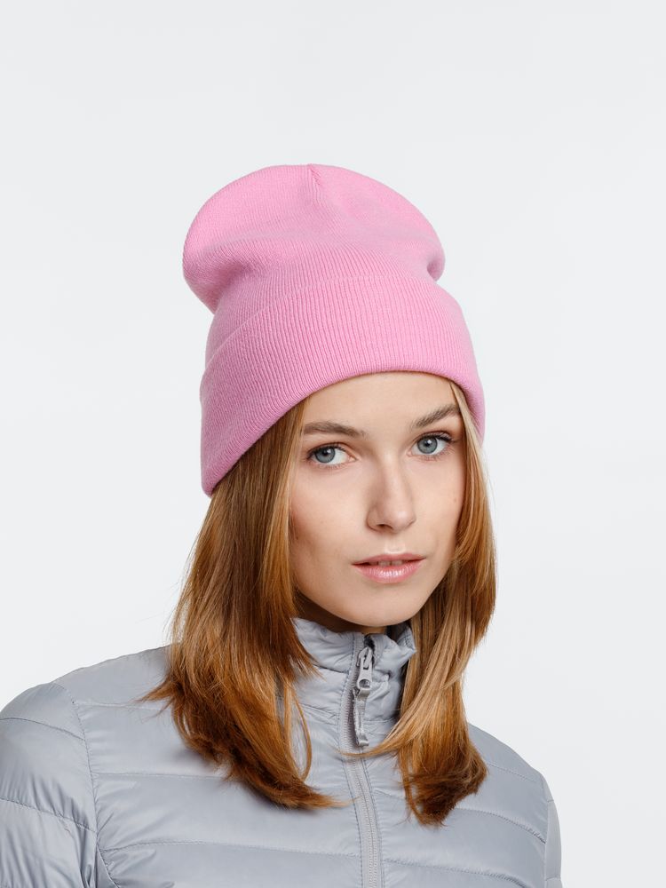 Шапка Urban Flow, пыльно-розовая-2