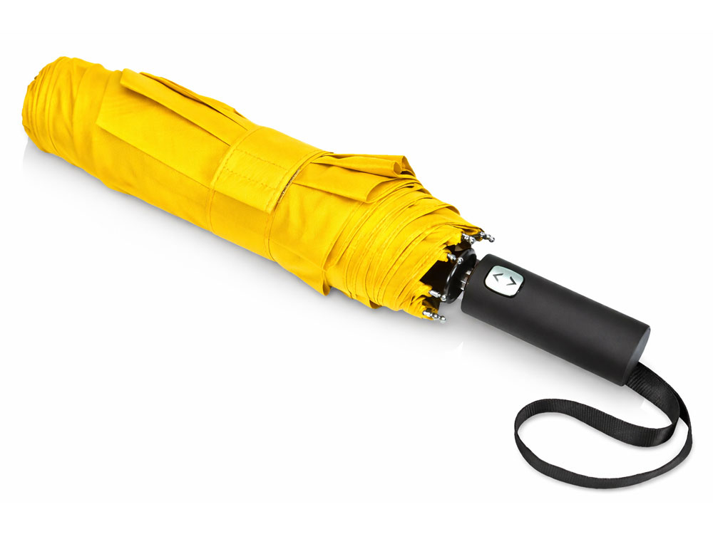 Зонт-автомат складной Кэнопи, желтый-3