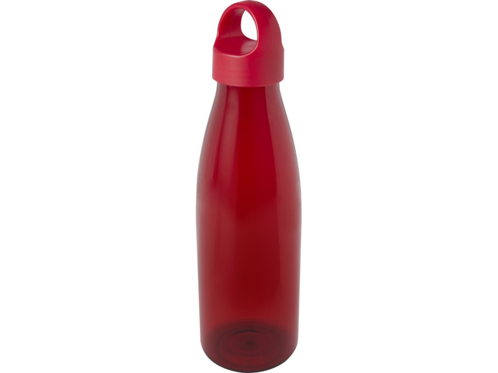 Bergen бутылка для воды объемом 800 мл из переработанной пластмассы, красный-2