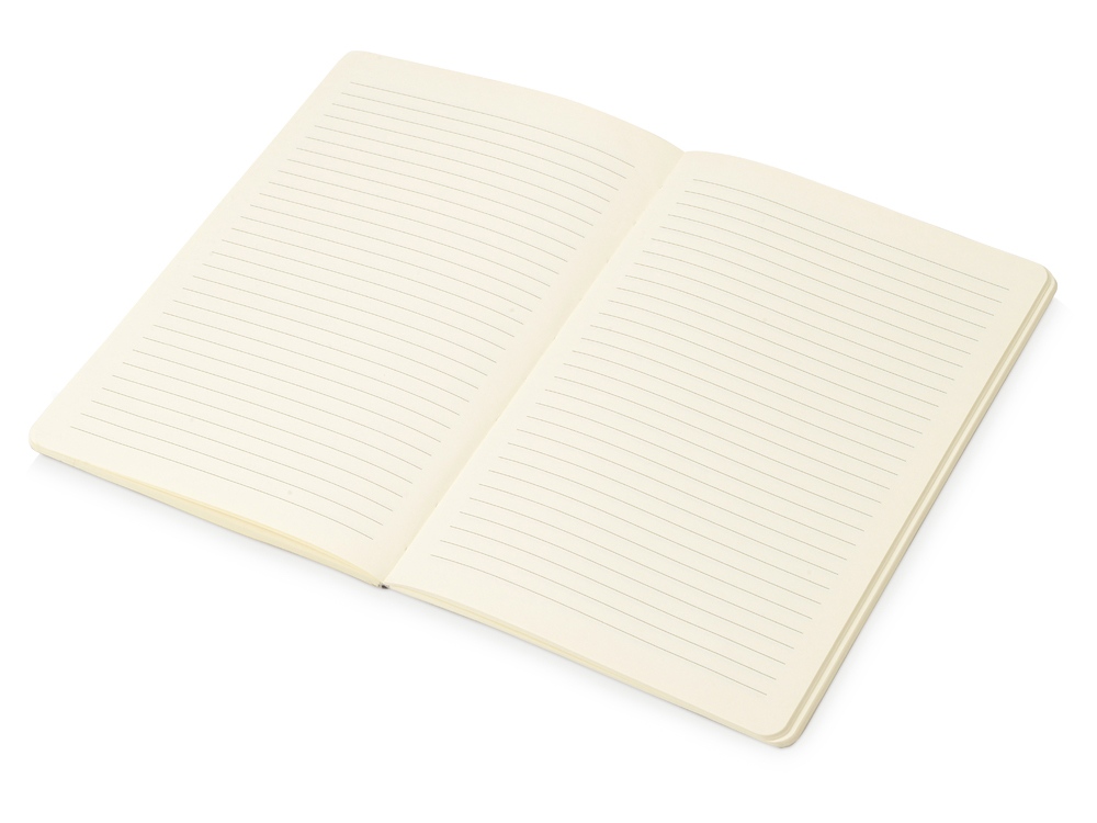 Блокнот Wispy линованный в мягкой обложке, серый-2