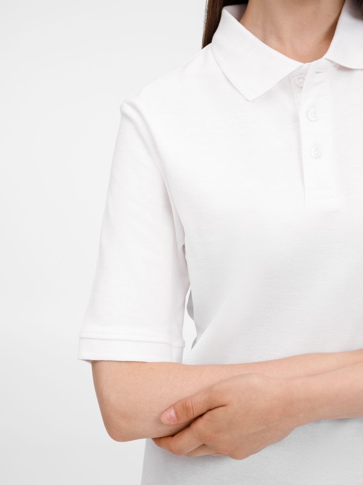 Рубашка поло унисекс Upswing, белая-7