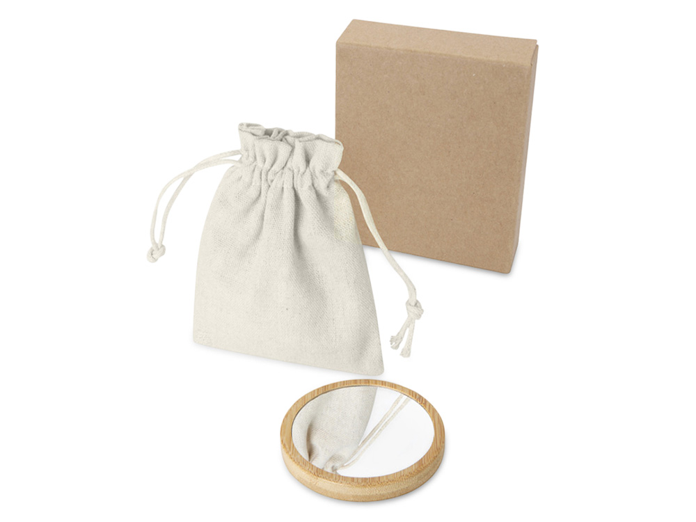 Бамбуковое зеркало Lustre - Натуральный-0