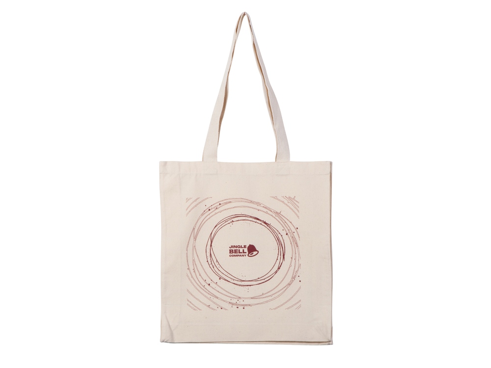 Сумка Donny с донной складкой и парусиновыми ручками, натуральный, с DTF (полноцвет)-1