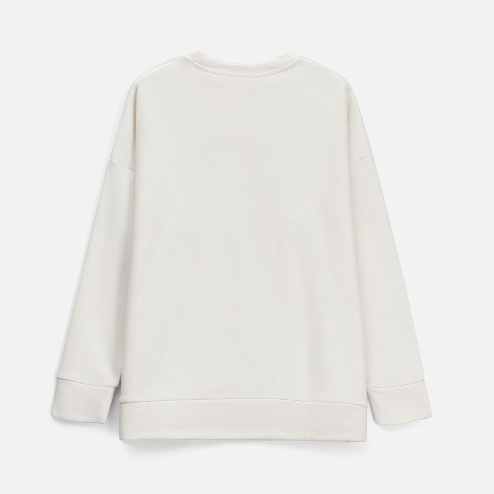 Свитшот унисекс S2, молочно-белый-8