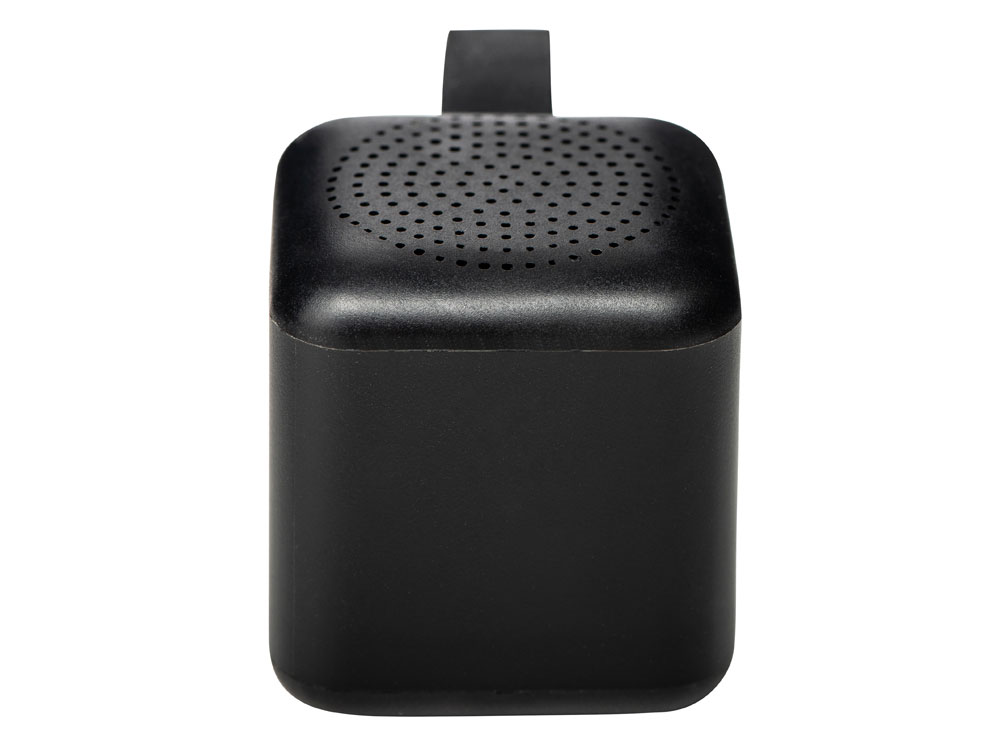 Портативная колонка TWS с подсветкой лого Tiny, 3 Вт, черный-1
