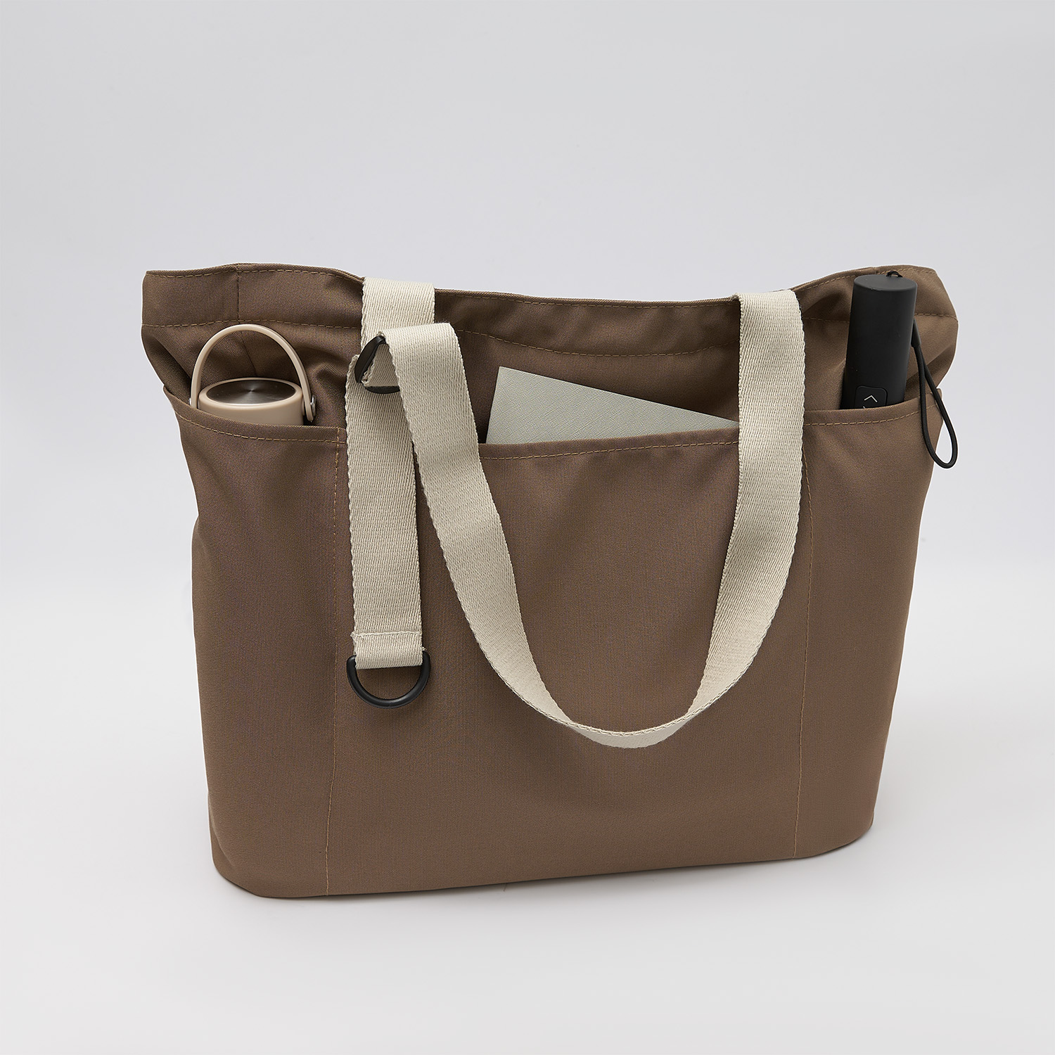 Сумка для покупок Сола (Sola), коричневая-5