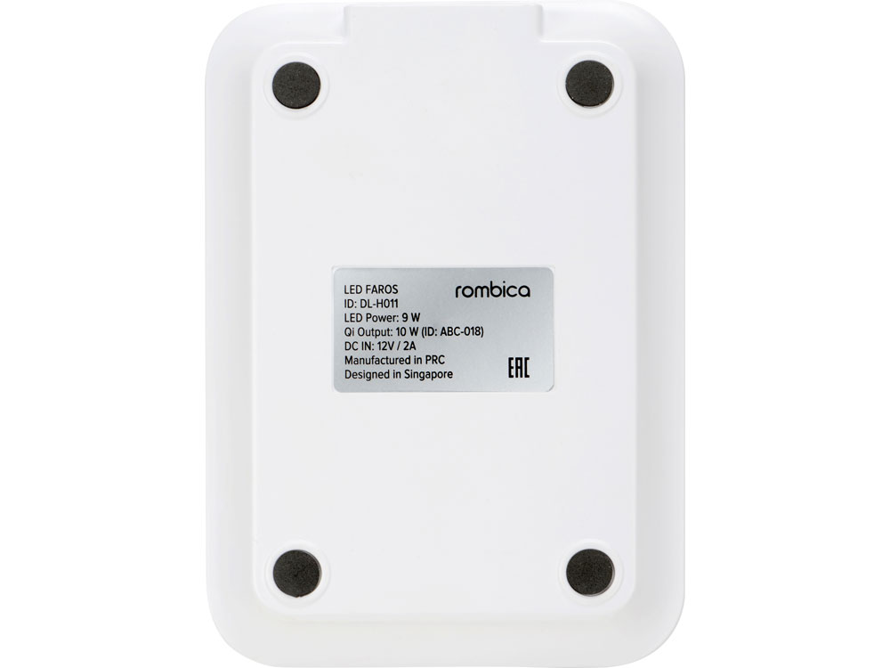 Настольная лампа Rombica LED FAROS, белый (квадратное основание)-11