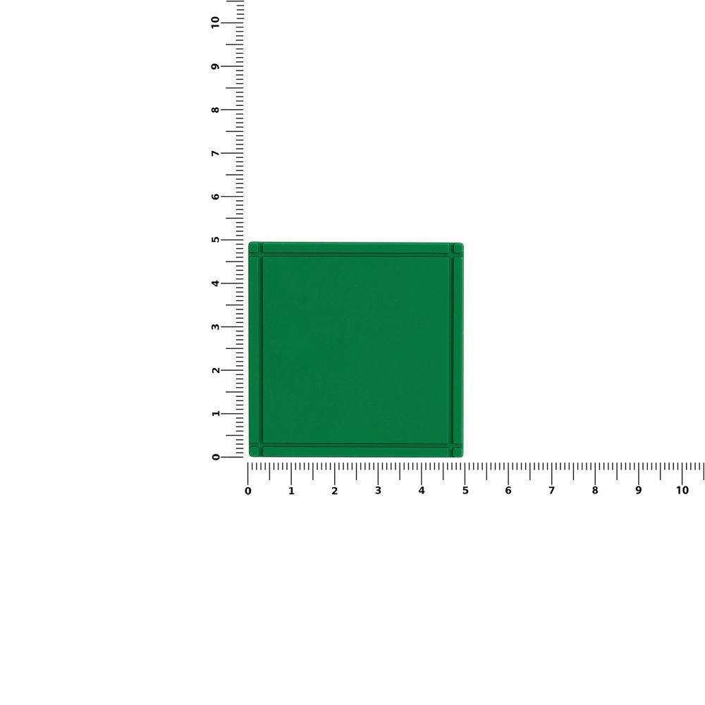 Лейбл из ПВХ Dzeta, L, зеленый-0