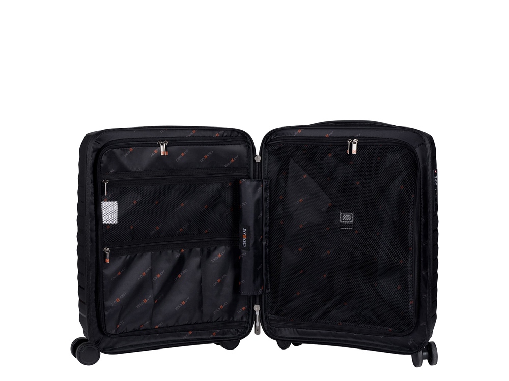 Чемодан Eberhart Dune для ручной клади S полипропилен черный 46D-009-420-4