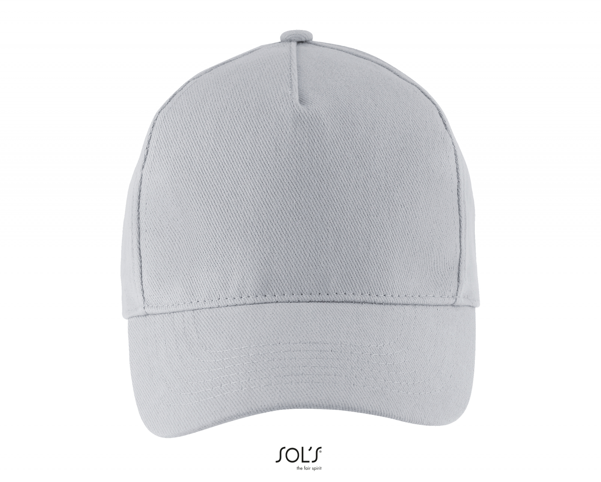 Бейсболка LONG BEACH, Чистый серый-0