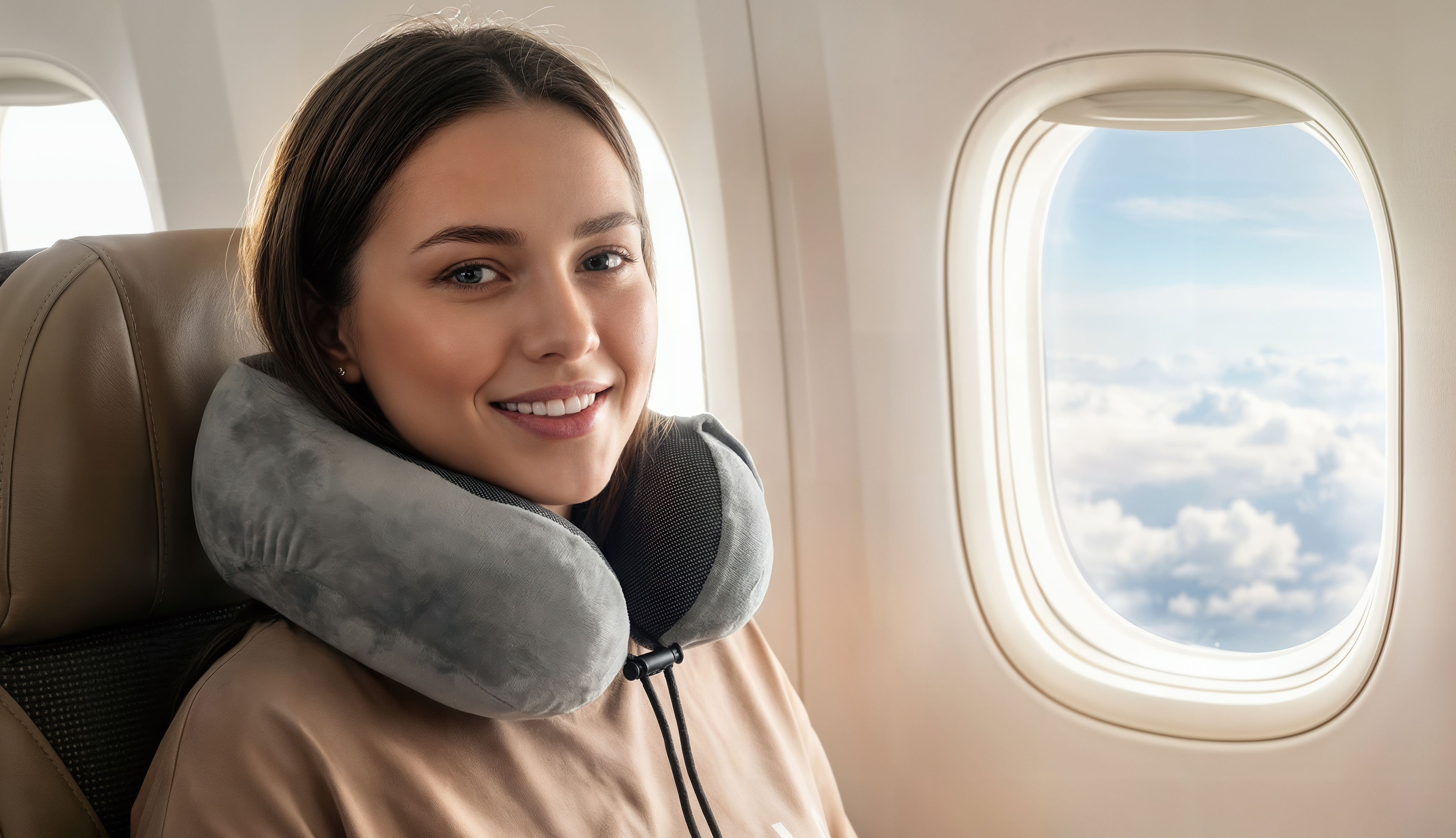 Подушка "Cloud" для путешествий в футляре-2