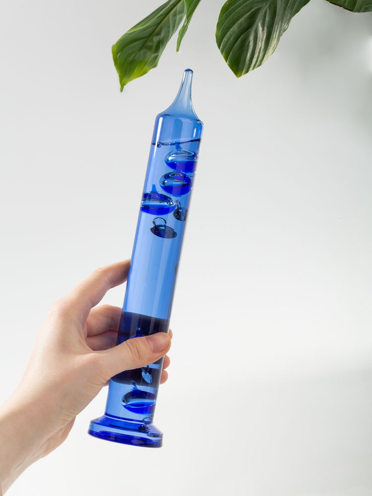 Термометр стеклянный «Галилео», голубой-2