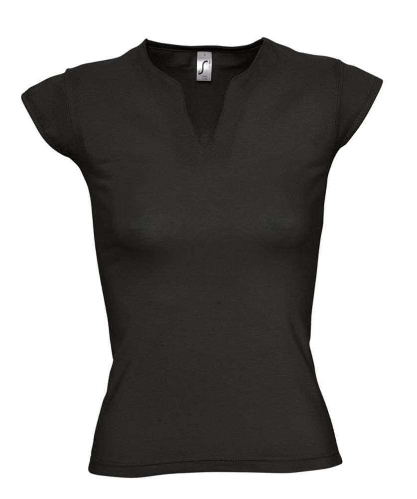 Футболка женская Mint 170, черная-0