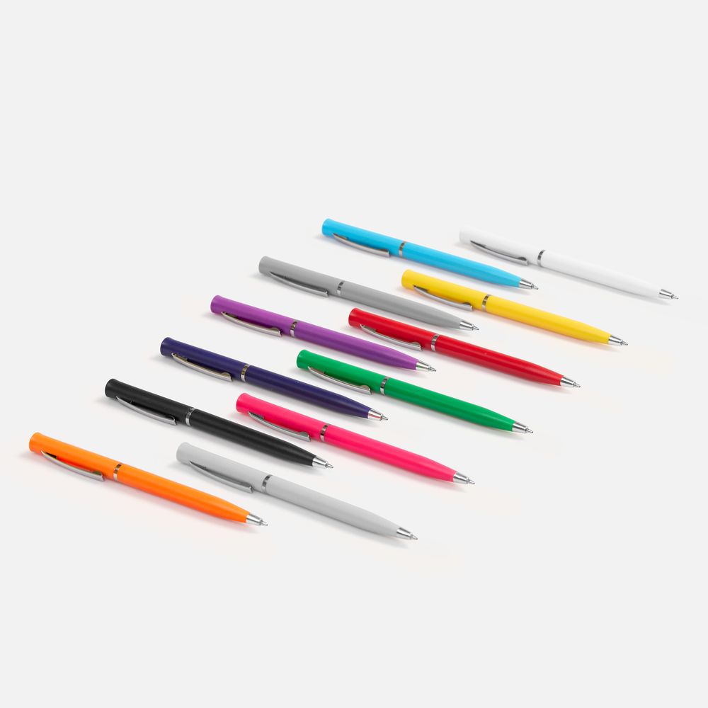 Ручка шариковая Euro Chrome, желтая-3