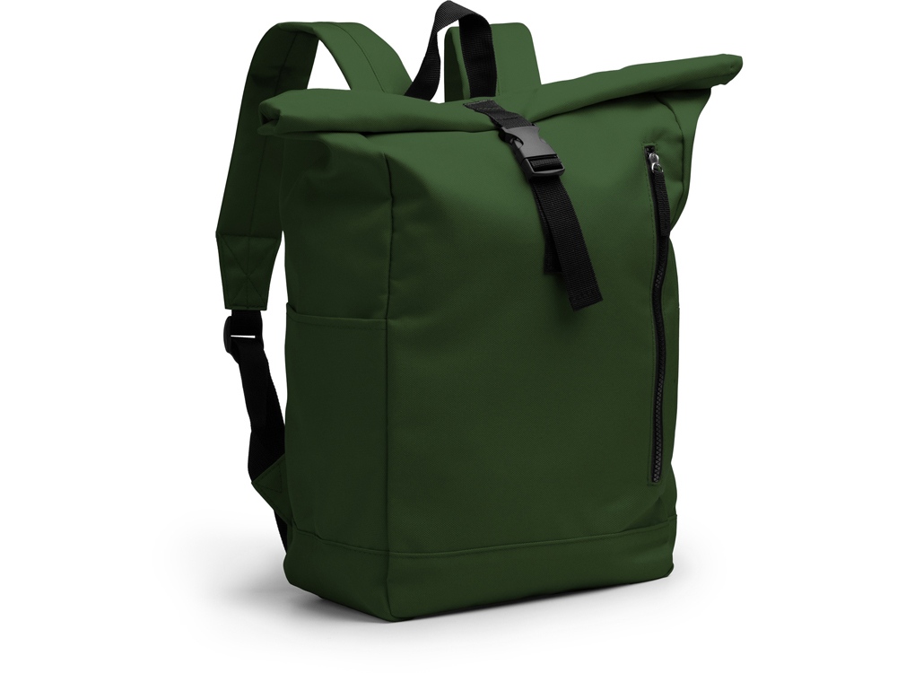 Рюкзак из RPET полиэстера DRONTE, темно-зеленый-1
