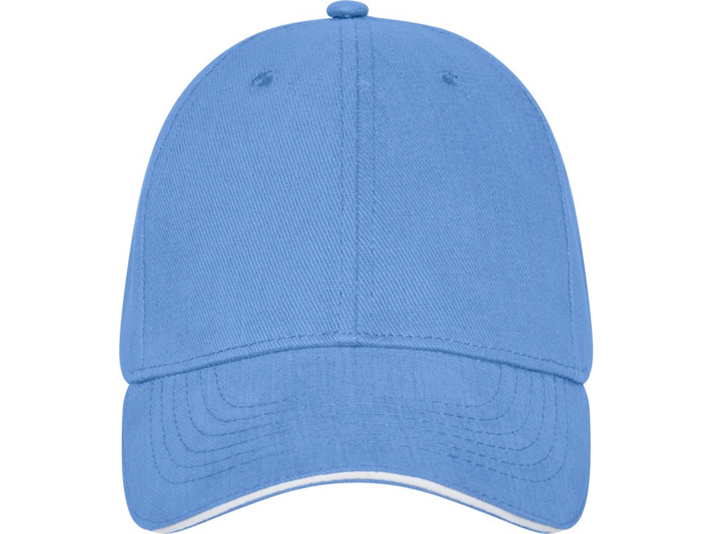 Бейсболка Darton, 6 панелей, светло-синий-1