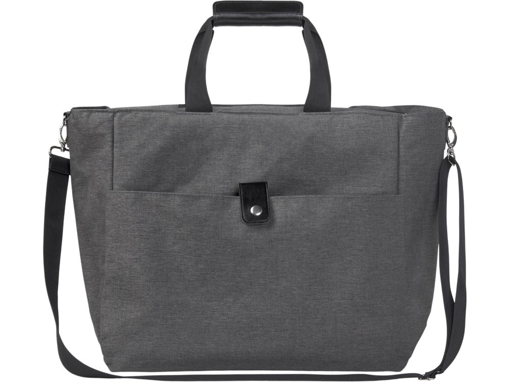 Сумка-холодильник Fabrizio со штопором, серый/черный-0