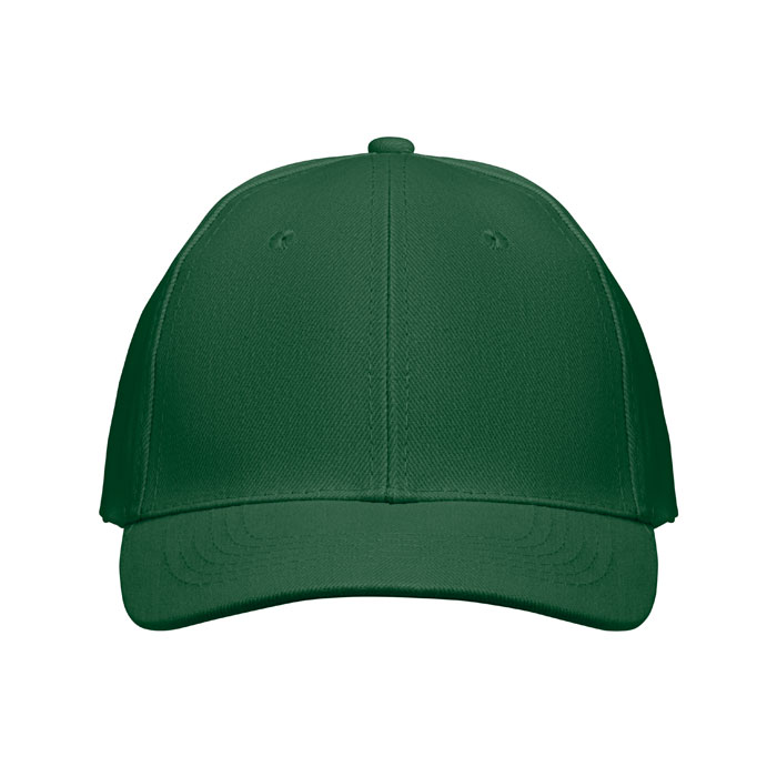 6 panel baseball cap, тёмно-зелёный-4