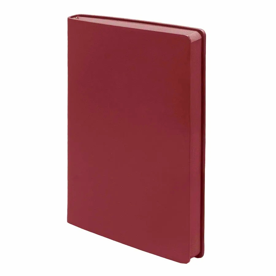 Бизнес-блокнот LADY, формат А5, бордовый, блок в клетку, бордовый-0