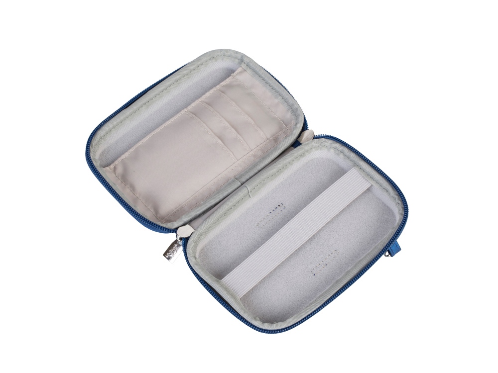 Чехол для жесткого диска из кожзама 9101, светло-синий-6