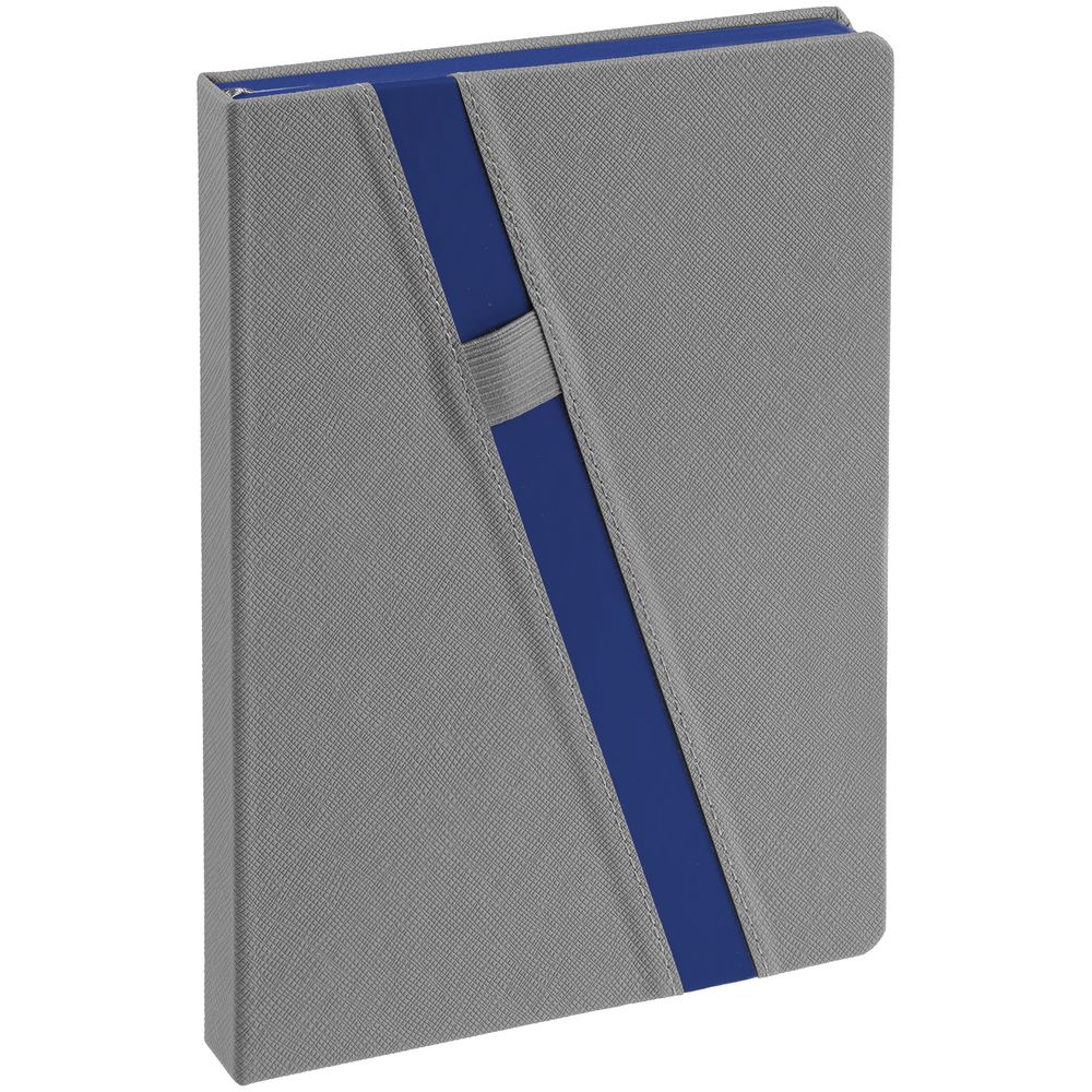Ежедневник Rubikon на заказ, недатированный серо-синий-0