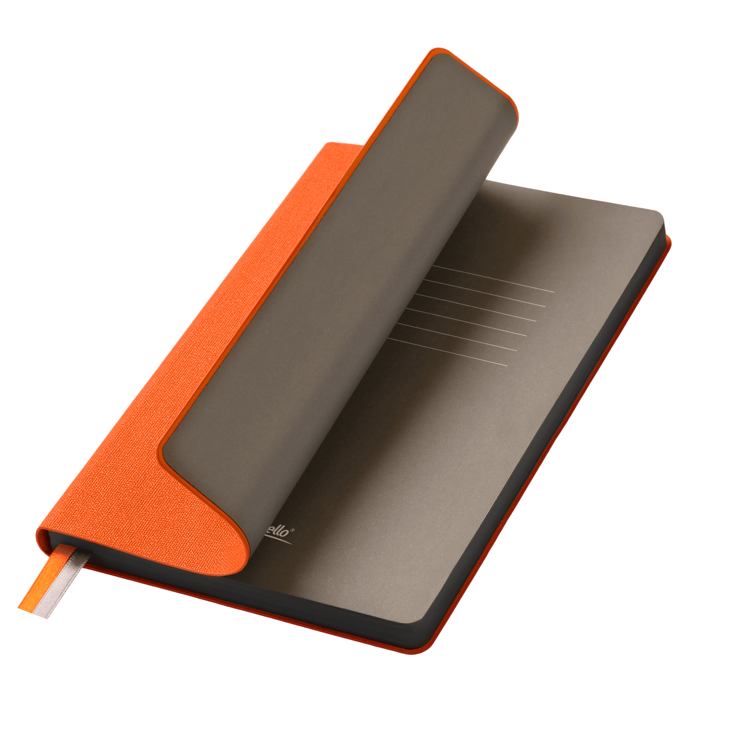 Ежедневник Твид (Tweed) недатированный, оранжевый-0