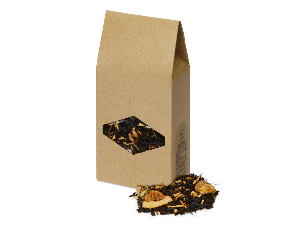 Чай Апельсин с имбирём чёрный, 70 г-0