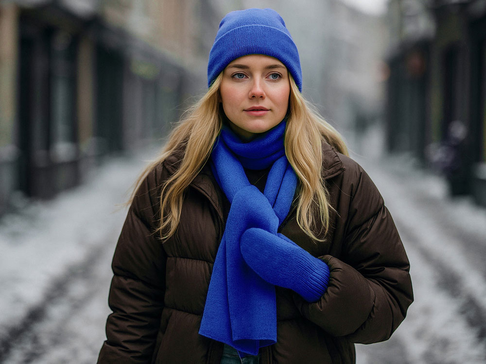 Подарочный набор  Dunant, синий классический-2