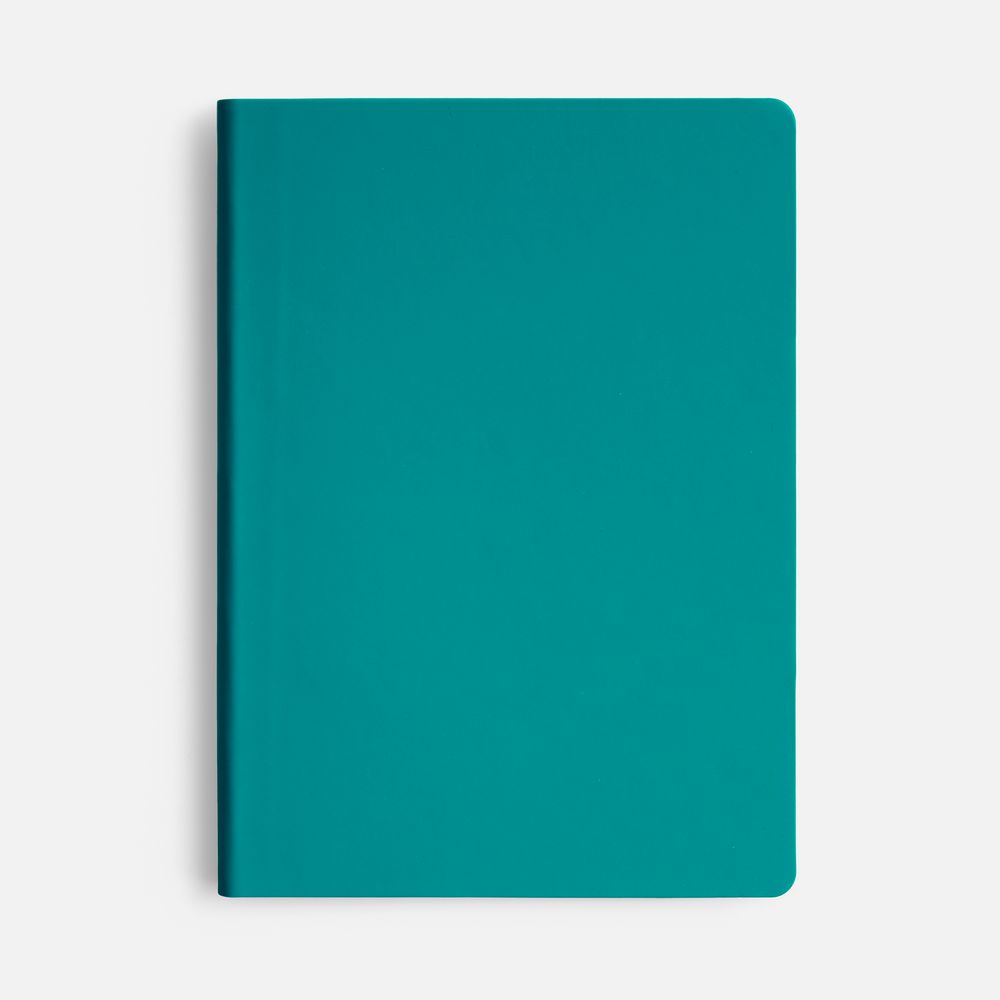 Ежедневник Flex Shall New, недатированный, бирюзовый-3