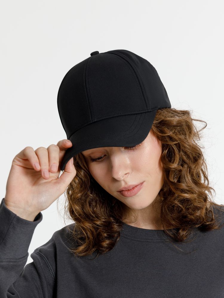 Бейсболка Cityscape, черная-5