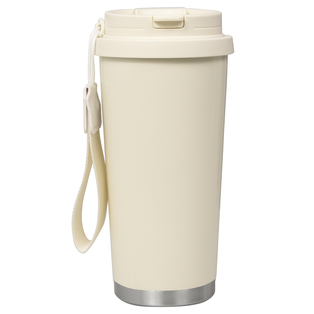 Термокружка Cosmostar, Бежевый/серебро-5