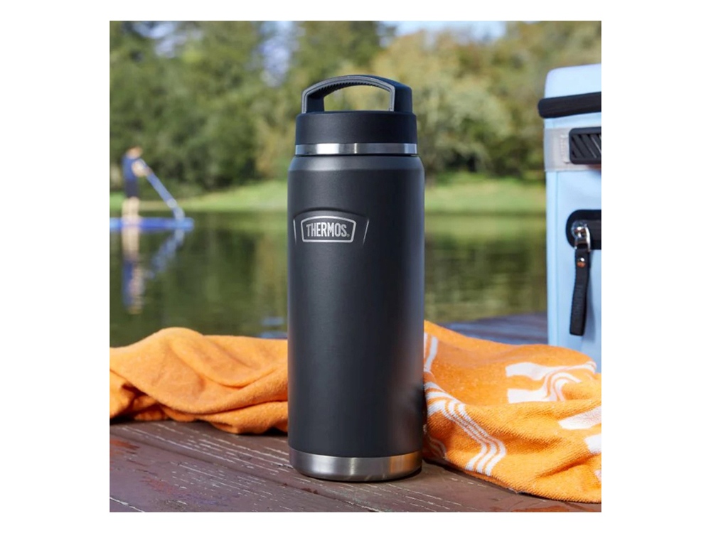 Термос из нерж. стали тм THERMOS IS-212 GT 1.2L, темно-серый-8