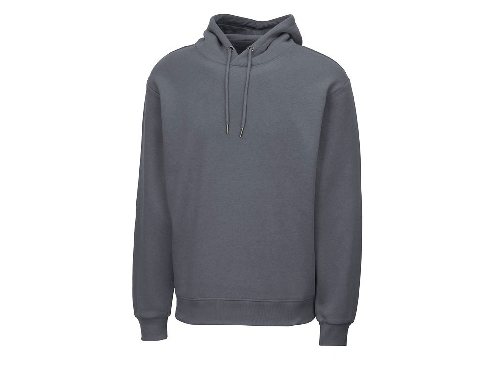 Толстовка с капюшоном оверсайз Lisbon унисекс, темно-серый-10