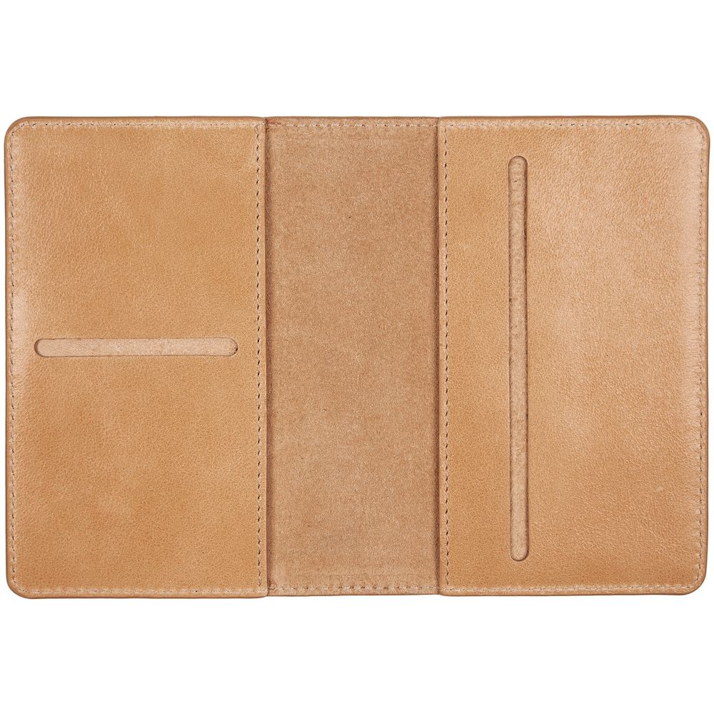 Обложка для паспорта Remini, бежевая-2