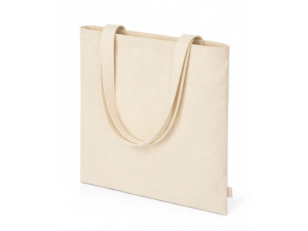 Шоппер Basio из переработанного хлопка 280 г, натуральный-0