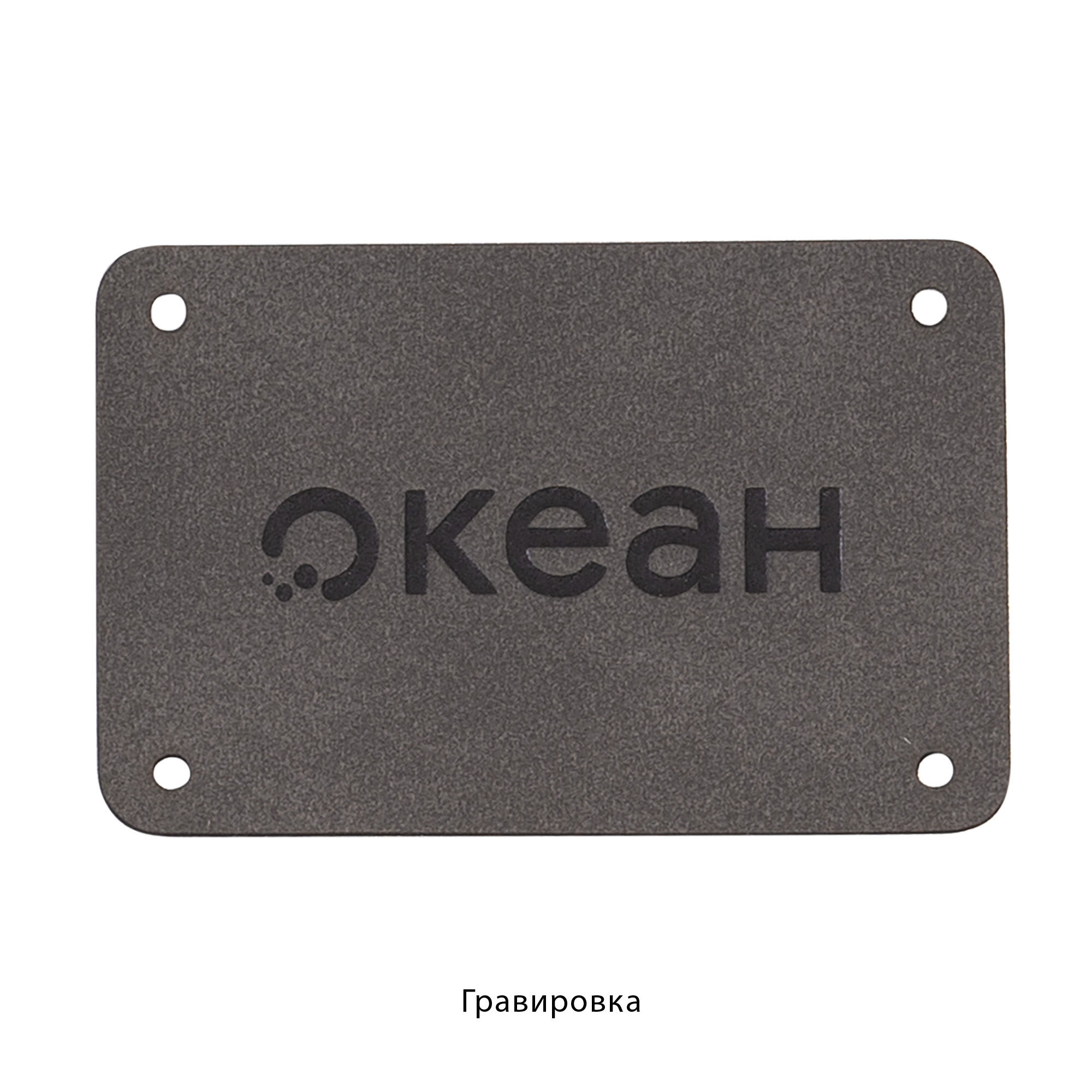 Шильд 4х6 см имитация кожи-1